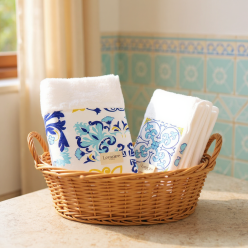 Scilla — Il set asciugamani bagno che unisce arte, mito e bellezza mediterranea