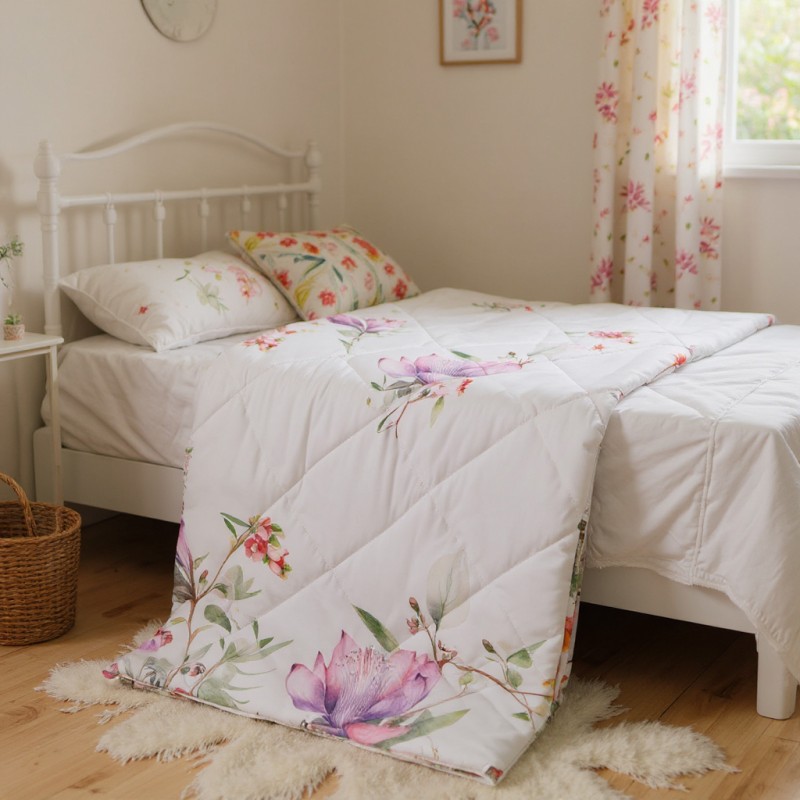 Elegante trapuntino floreale linea Castalia by Lemoire Home Elegante trapuntino floreale linea Castalia by Lemoire Home