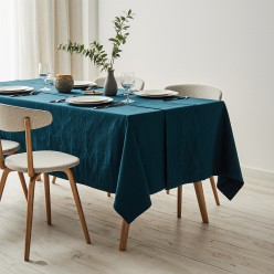 Limnadi – Tovaglia ottanio in cotone 100% stile mediterraneo ed elegante