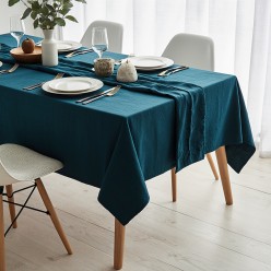Limnadi – Tovaglia ottanio in cotone 100% stile mediterraneo ed elegante