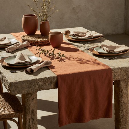 Segesta: il runner da tavola terracotta che racconta la Sicilia