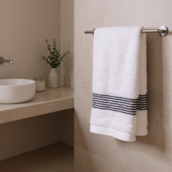 Asciugamano da Bagno moderno in cotone Coppia Serifo
