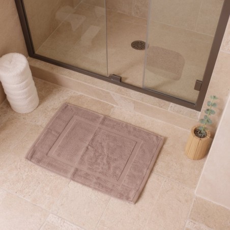 Tappeto linea Argo tortora con bordo interno pelo sottile