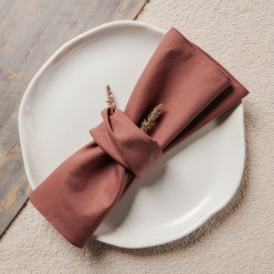 Collezione di Tovaglioli Afrodite di stoffa in colorazione Rosa