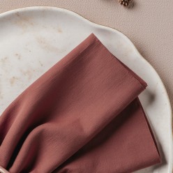 Collezione di Tovaglioli Afrodite di stoffa in colorazione Rosa