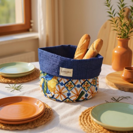 Cestino portapane dallo stile mediterraneo Made in Italy firmato Lemoire Home
