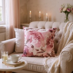 Cuscino arredo 45x45 cm con fantasia floreale Lemoire Home