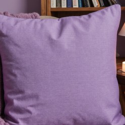Cuscino arredo tinta unita glicine - linea Ianthe