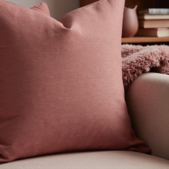 Cuscino arredo rosa terracotta dallo stile romantico  - collezione Afrodite