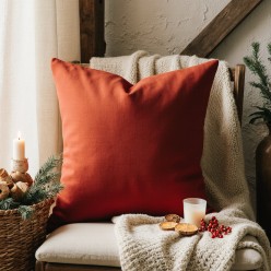 Federa cuscino arredo rosso – Ambrosia, eleganza che accende l’atmosfera