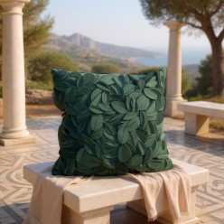 Eros e Psiche cuscino d'arredo con petali di fiori