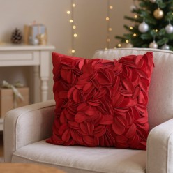 Copricuscini decorati in velluto collezione Eros e Psiche per innamorarsi della propria casa rosso lemoirehome
