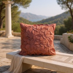 Eros e Psiche cuscino d'arredo con petali di fiori
