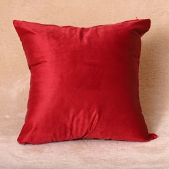 Federa per cuscino arredo rosso in velluto - Ambrosia Collection