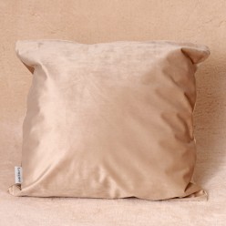 Cuscino arredo beige in velluto - linea Calliope