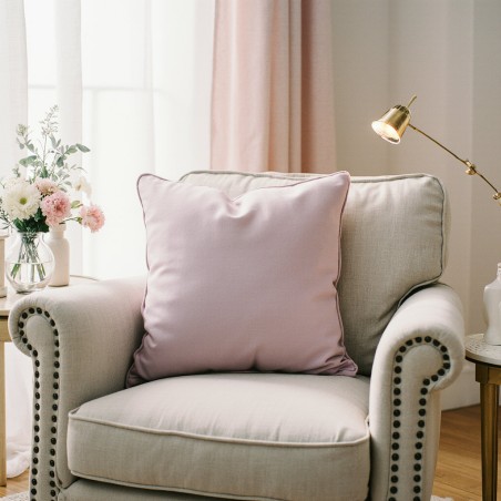 Cuscino arredo malva – Eleganza romantica | Collezione Andromaca
