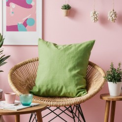 Federa per cuscino arredo verde prato - Arianna collection