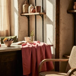 Canovaccio rosa antico in cotone 100% – Collezione Afrodite, stile elegante e raffinato
