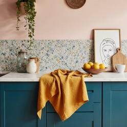 Canovaccio ocra in cotone 100% – Collezione Clori