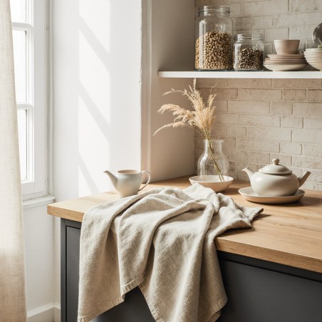 Canovaccio ecrù in cotone 100% – Collezione Eunomia