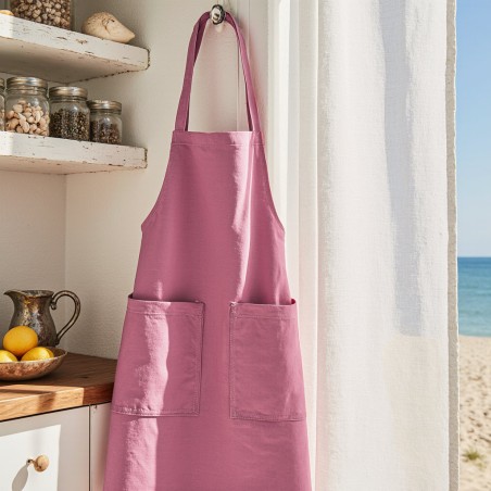 Grembiule da cucina rosa acceso - collezione Clio