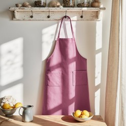 Grembiule da cucina rosa acceso - collezione Clio