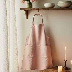 Grembiule rosa chiaro Hera 100% cotone: dolcezza e stile in cucina