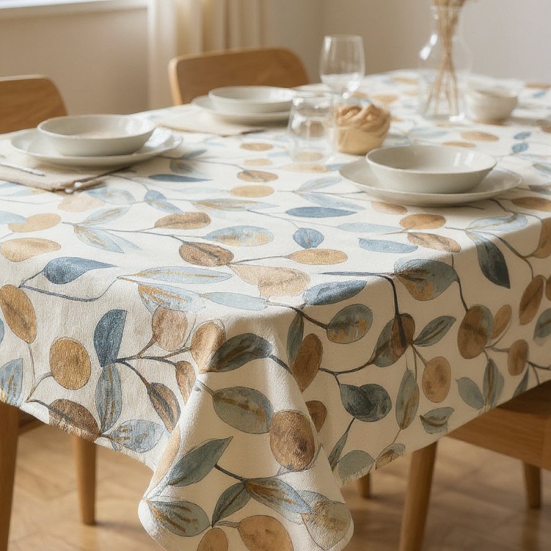 Collezione Medea Biancheria per la Tavola con Foglie