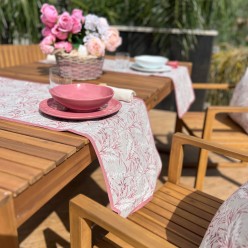 Runner Callisto con foglie rosa - Ultimo set