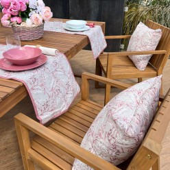 Runner Callisto con foglie rosa - Ultimo set