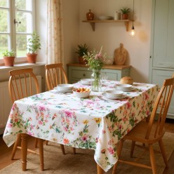Tovaglia Anemone la ninfa dei fiori allestimento lemoire home