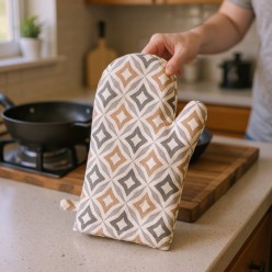 Guantone da cucina “Oscoforie” in cotone panama lemoirehome