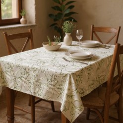 Ultimo set linea Callisto con foglie verdi allestito