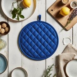 Presina blu elettrico in cotone fatto a mano – Energia e luce con la collezione Doris