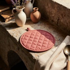 Presina rosa antico in cotone fatto a mano – Eleganza romantica con la collezione Afrodite