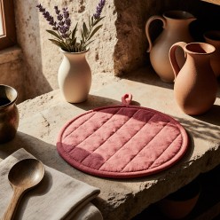 Presina rosa antico in cotone fatto a mano – Eleganza romantica con la collezione Afrodite