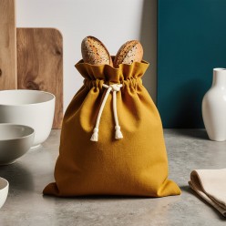 Sacco portapane giallo ocra - collezione Clori