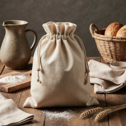 Sacco portapane in cotone panna – l'eleganza autentica della collezione Aletheia
