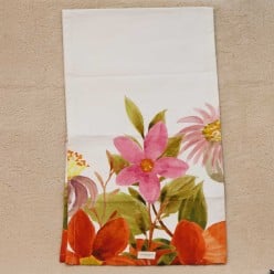 Tovaglia floreale dai colori autunnali - collezione Penelope