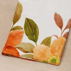 Tovaglia floreale dai colori autunnali - collezione Penelope