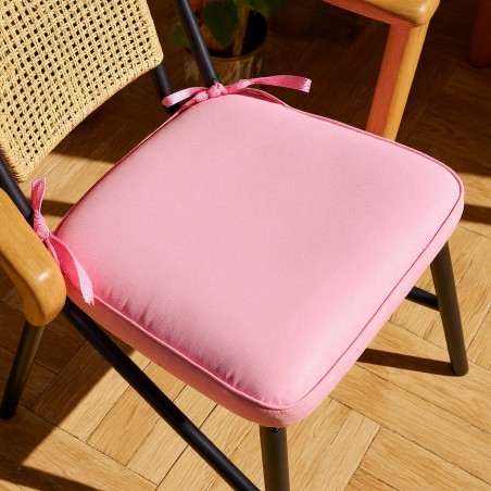 Cuscino coprisedie rosa acceso collezione Clio lemoire home