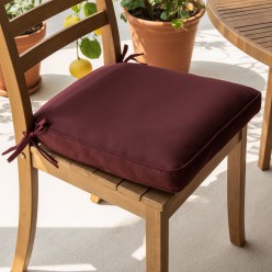 Cuscino coprisedie Fedra bordeaux – Calore, eleganza e comfort senza tempo