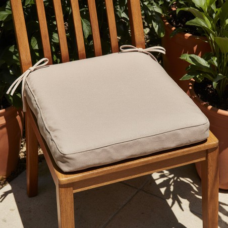 Cuscino coprisedie Calliope tortora – Eleganza sobria e comfort raffinato