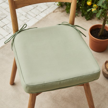 Cuscino coprisedie Eracle verde salvia – Forza, equilibrio e comfort naturale