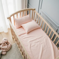 Baby Pegaso – Lenzuola Culla per bimba Rosa Chiaro, Morbide e Delicate