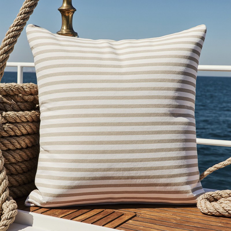 Collezione Teseo cuscini modello righe LEMOIRE HOME