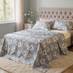 Ociroe completo letto matrimoniale in raso