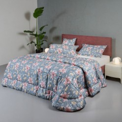Trapunta floreale per letto matrimoniale - Linea Ligea