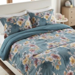 Trapunta Echidna – Fiori Selvatici in raso di cotone made in Italy