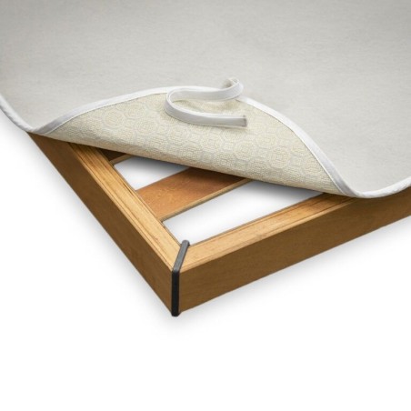 Coprirete Tekno antiscivolo in feltro ipoallergenico per materasso singolo, una piazza e mezza e matrimoniale
